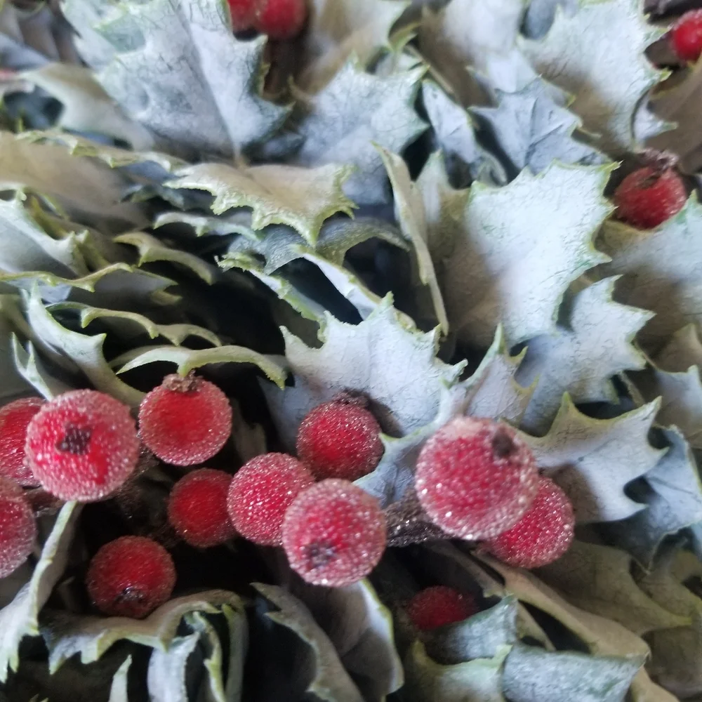 New Frost Holly Berry Wreath